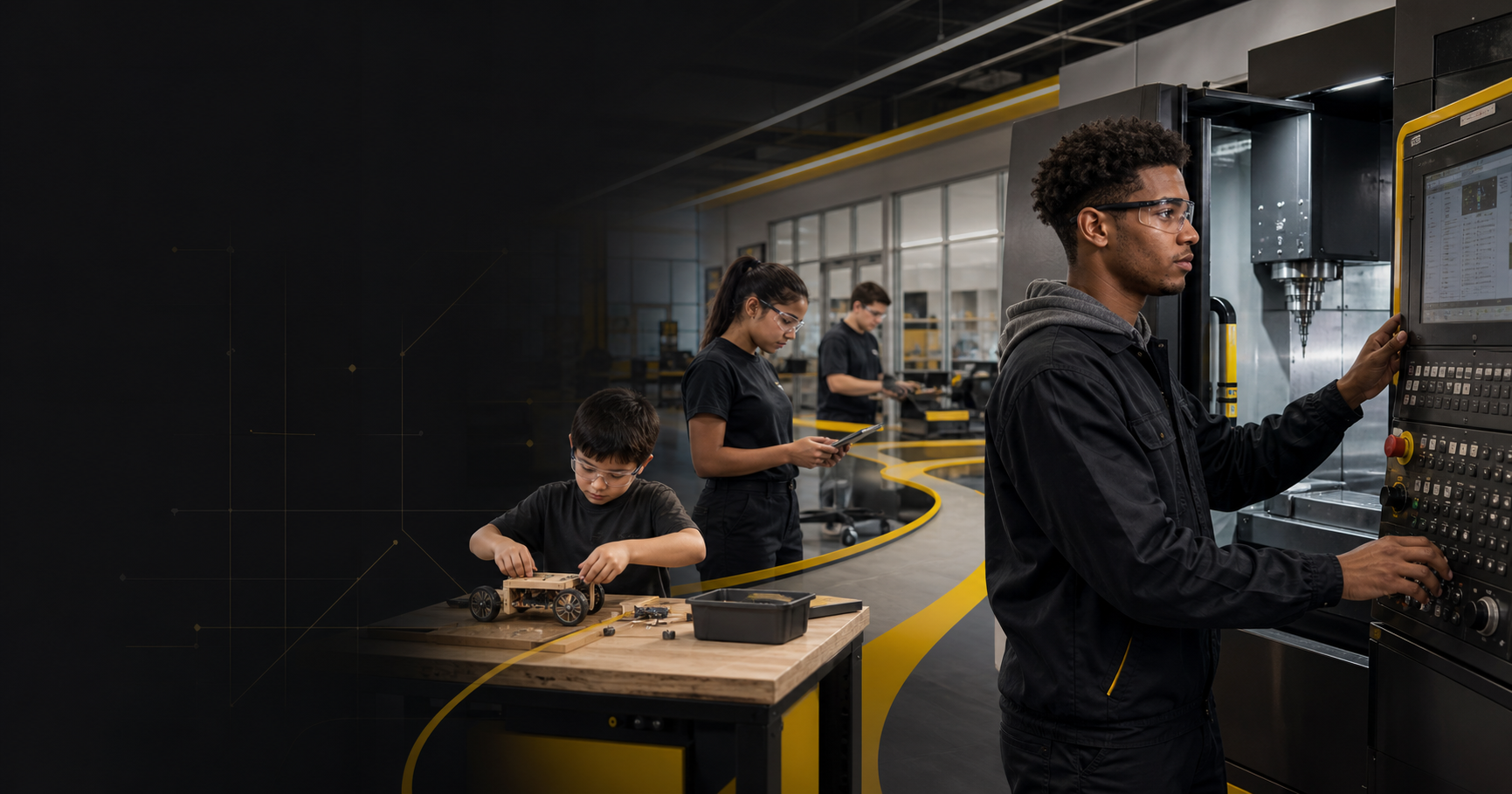 A learning pathway from elementary STEM activities to advanced manufacturing work